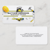 Construction Site | Blue Collar Visitekaartje (Voorkant / Achterkant)