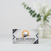 Construction Site | Builder | Engineer Visitekaartje (Staand voorkant)