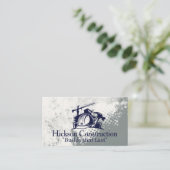 Construction site | Builders Hat | Contractor Visitekaartje (Staand voorkant)