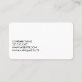 Construction Site Building | Developer Visitekaartje (Achterkant)