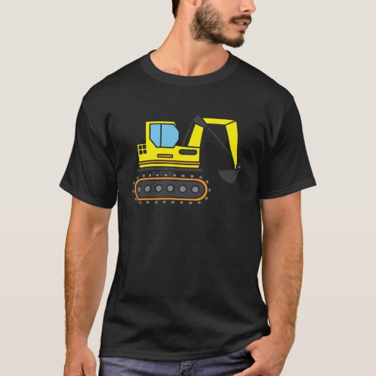 Construction site  idea u2013 diggers love digging t-shirt (Voorkant)