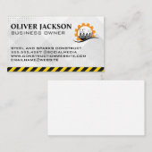 Construction Site | Property Development Visitekaartje (Voorkant / Achterkant)