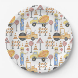 Construction Theme Party Papieren Bordje