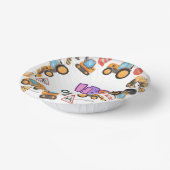 Construction Themed Birthday Party Papieren Kommen (Gebogen)