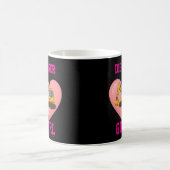 Construction themed 'DIGGER GIRL' mug Koffiemok (Center)