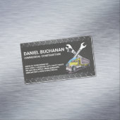 Construction Tools | Work Truck Magnetisch Visitekaartje (Voorbeeld)