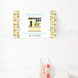 Construction Truck 1st Birthday | Kids Party Spandoek