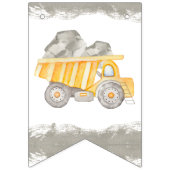 Construction Truck Birthday Happy Birthday Vlaggetjes (Eerste vlag)