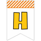 Construction Truck Birthday Party Invitation Vlaggetjes (Tweede vlag)