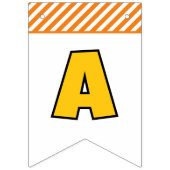 Construction Truck Birthday Party Invitation Vlaggetjes (Derde vlag)