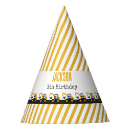 Construction Truck Birthday | Personalized Décor Feesthoedjes