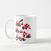 Construction Truck I Dig You Funny Kid Boy Toddler Koffiemok (Links)