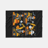 Construction Trucks Halloween Costume Soky Excavat Fleece Deken (Voorkant (Horizontaal))