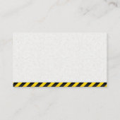 Construction Trucks Illustration Visitekaartje (Achterkant)