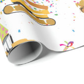 Construction Trucks Party Pattern Cadeaupapier (Rol Hoek)