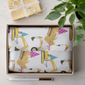 Construction Trucks Party Pattern Tissuepapier (Geschenk)