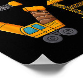 Construction Valentine Love Spelled With Trucks Ex Poster (Hoek)