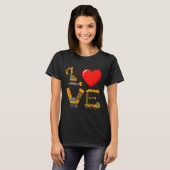 Construction Valentine Love Spelled With Trucks Ex T-shirt (Voorkant volledig)