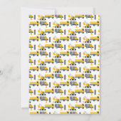 Construction Vehicles Birthday Dump Big One Kaart (Achterkant)