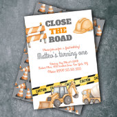 Construction Vehicles Birthday Dump Truck Kaart