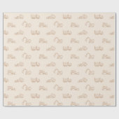 Construction Vehicles Builder Boy Truck Beige Cadeaupapier (Vlak)