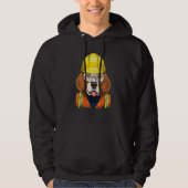 Construction Worker Beagle Laborer Puppy Beagle Do Hoodie (Voorkant)