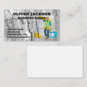 Construction Worker | Builder Site Visitekaartje (Voorkant / Achterkant)