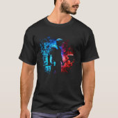 Construction Worker Flames Shovel Civil Engineerin T-shirt (Voorkant)