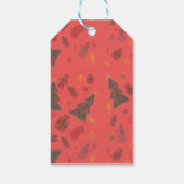 Construction wrapping paper cadeaulabel (Achterkant)