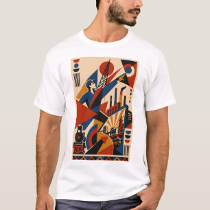 Constructivistische Industrie T-shirt