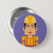 Constructor Ronde Button 7,6 Cm (Voorkant /achterkant)