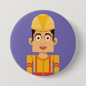 Constructor Ronde Button 7,6 Cm (Voorkant)