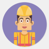 Constructor Ronde Sticker (Voorkant)