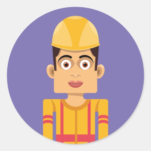 Constructor Ronde Sticker (Voorkant)