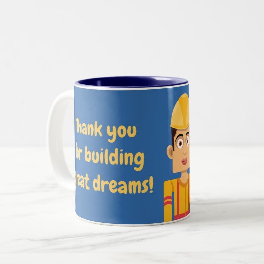 Constructor Tweekleurige Koffiemok (Voorkant links)