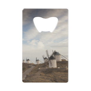 Consuegra, antieke windmolens van La Mancha Creditkaart Flessenopener