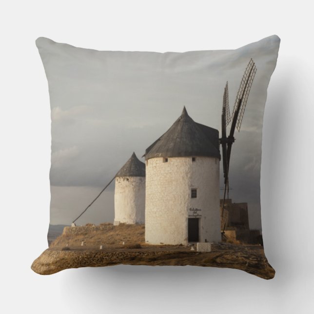 Consuegra, antieke windmolens van La Mancha Kussen (Voorkant)