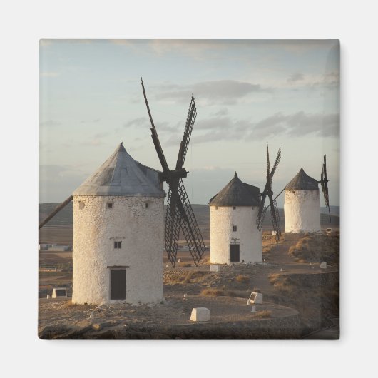 Consuegra, antieke windmolens van La Mancha Magneet (Voorkant)