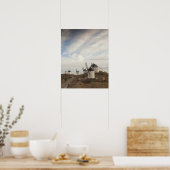 Consuegra, antieke windmolens van La Mancha Poster (Keuken)