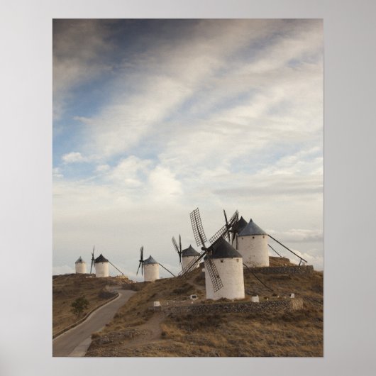 Consuegra, antieke windmolens van La Mancha Poster (Voorkant)