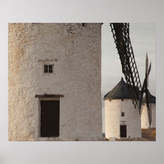Consuegra, antieke windmolens van La Mancha Poster (Voorkant)