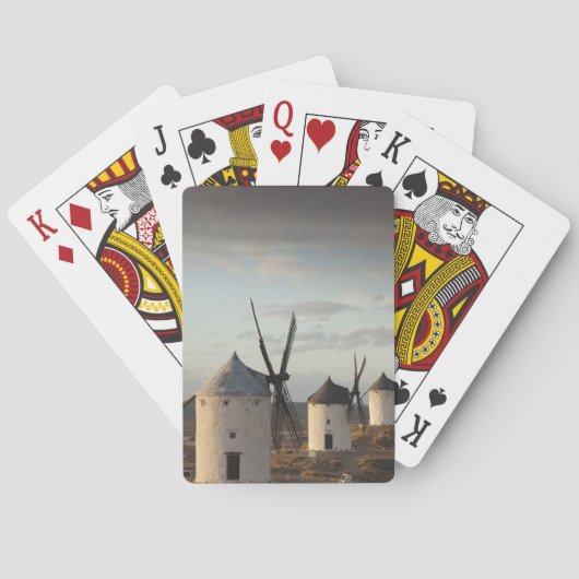 Consuegra, antieke windmolens van La Mancha Speelkaarten (Achterkant)