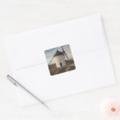 Consuegra, antieke windmolens van La Mancha Vierkante Sticker (Envelop)