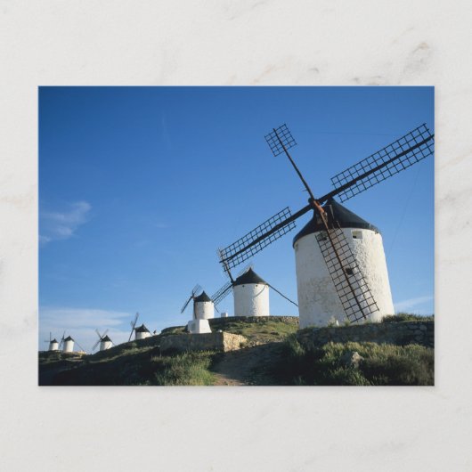Consuegra, La Mancha, Spanje, windmolens 2 Briefkaart (Voorkant)