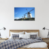 Consuegra, La Mancha, Spanje, windmolens 2 Canvas Afdruk (Insitu (Slaapkamer))
