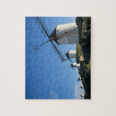 Consuegra, La Mancha, Spanje, windmolens 2 Legpuzzel (Verticaal)