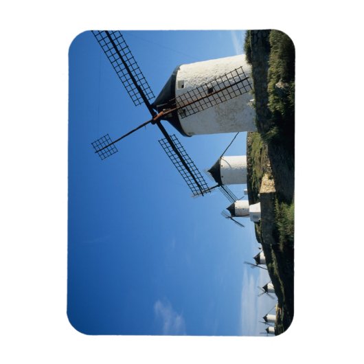 Consuegra, La Mancha, Spanje, windmolens 2 Magneet (Verticaal)