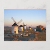 Consuegra, La Mancha, Spanje, windmolens Briefkaart (Voorkant)