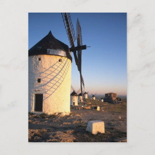 Consuegra, La Mancha, Spanje, windmolens Briefkaart