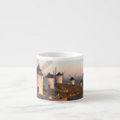 Consuegra, La Mancha, Spanje, windmolens Espresso Kop (Voorkant)